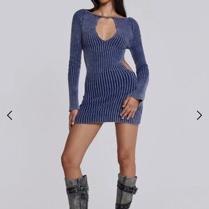 JADED LONDON tribeca backless mini dress